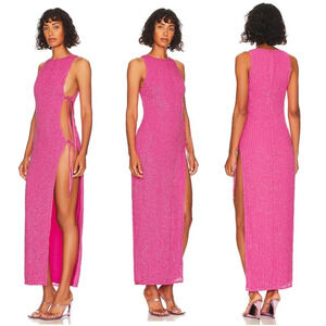 h:ours Juniper Maxi Dress in Hot Pink Revolve XS